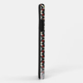 カスタムIphoneグレー白黒携帯電話ケース Case-Mate iPhoneケース (裏面/右)