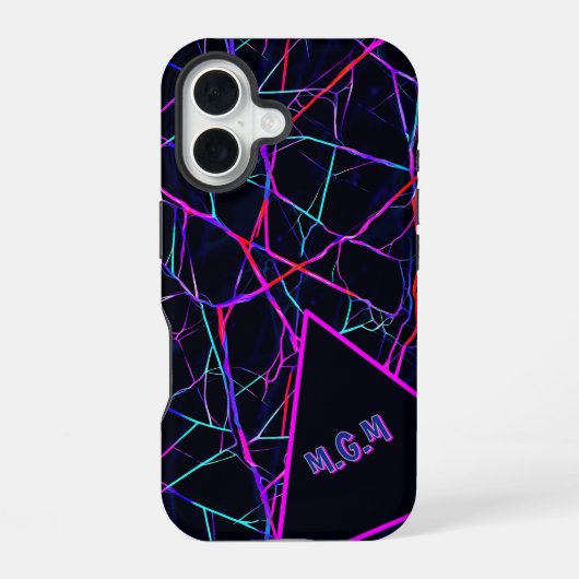 カスタムiPhoneケースレトロ90s iPhone 16ケース (裏面)