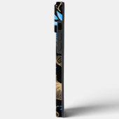 カスタムiphoneケース金ゴールドの色ユーザー名の追加 Case-Mate iPhoneケース (裏面 / 左)