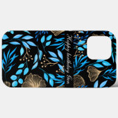 カスタムiphoneケース金ゴールドの色ユーザー名の追加 Case-Mate iPhoneケース (裏面 (横))