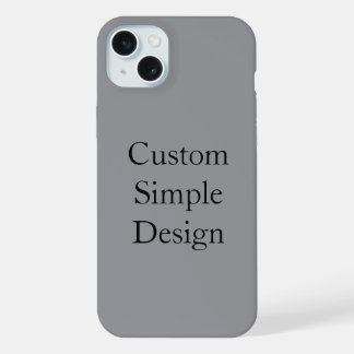 カスタムiPhoneケース シンプル オーダーメイド  iPhone 15 Plusケース
