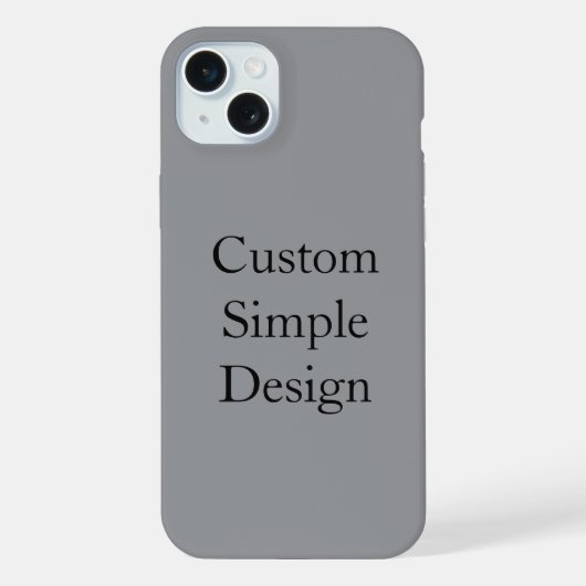 カスタムiPhoneケース シンプル オーダーメイド iPhoneケース (裏面)