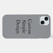 カスタムiPhoneケース シンプル オーダーメイド iPhoneケース (裏面横)