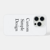 カスタムiPhoneケース シンプル オーダーメイド  iPhoneケース (裏面横)