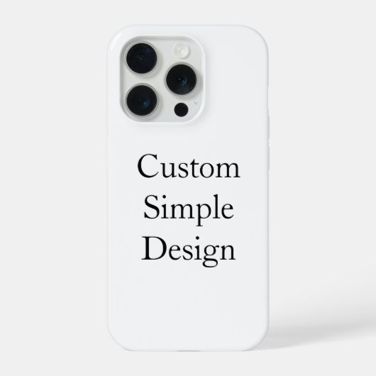 カスタムiPhoneケース シンプル オーダーメイド  iPhoneケース (裏面)