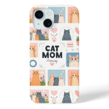 カスタムiPhoneケース「猫ママ」