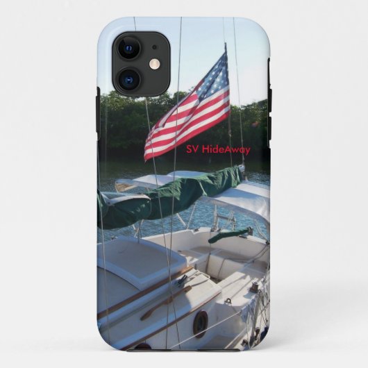 カスタムiPhoneタフ・極厚ケース Sailing HideAway Case-Mate iPhoneケース (裏面)