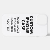 カスタムiPHONEパーソナライズされた 13バジェットケース iPhoneケース (裏面横)