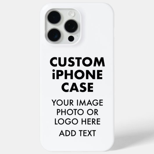 カスタムiPHONEパーソナライズされた 15 PRO MAXがほとんど存在しない Case-Mate iPhoneケース (裏面)