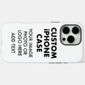 カスタムiPHONEパーソナライズされた 16 PRO MAXタフなケース Case-Mate iPhoneケース (裏面 (横))