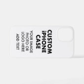 カスタムiPHONE 12パーソナライズされたミニバジェットケース iPhoneケース (裏面横)