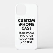 カスタムiPHONE 12ミニッパーソナライズされたク Case-Mate iPhoneケース (裏面)