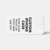 カスタムiPHONE 13パーソナライズされたミニバジェットケース iPhoneケース (裏面横)