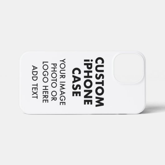 カスタムiPHONE 13パーソナライズされたミニバジェットケース iPhoneケース (裏面横)
