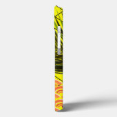 カスタムiPhone 13モノグラムのケース – 黄 Case-Mate iPhoneケース (裏面 / 左)