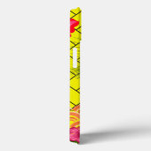 カスタムiPhone 13モノグラムのケース – 黄 Case-Mate iPhoneケース (裏面 / 右)