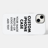 カスタムiPHONE 14パーソナライズされたプラス強いケース Case-Mate iPhoneケース (裏面 (横))