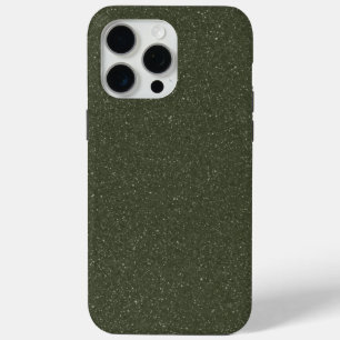 カスタムiPhone 15 Pro Maxケース – Moss Green Texture iPhone 15 Pro Maxケース