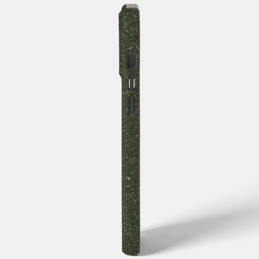 カスタムiPhone 15 Pro Maxケース – Moss Green Texture Case-Mate iPhoneケース (裏面 / 左)