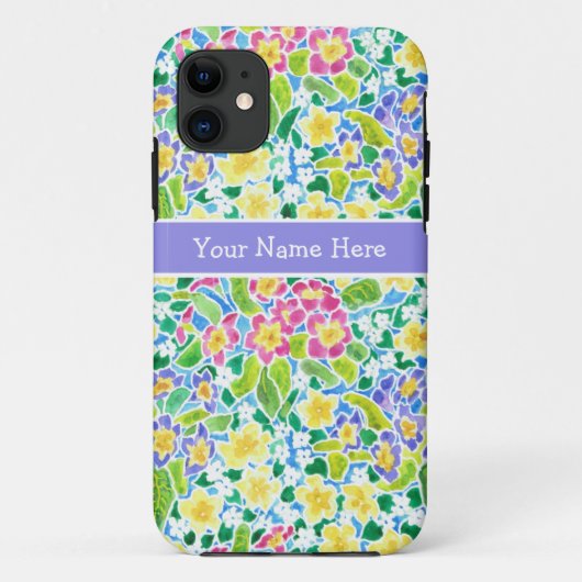 カスタムiPhone 5ケースメイトのケース、春プリムローズ Case-Mate iPhoneケース (裏面)
