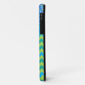 カスタムiPhone 5/5sケース:水玉模様とシェブロン Case-Mate iPhoneケース (裏面/左)