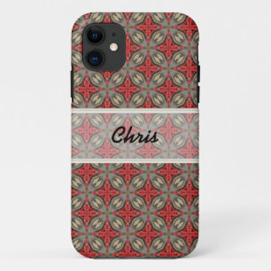 カスタムIphone Brown Redケース iPhone 11 ケース