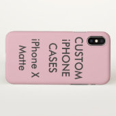 カスタムiPhone Xケース空白のテンプレート iPhoneケース (裏面(横))