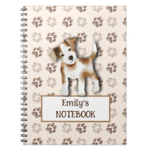 カスタムJack Russell Terrier Notebook – かわいい犬