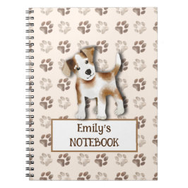 カスタムJack Russell Terrier Notebook – かわいい犬 ノートブック