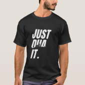 カスタムJust Dua Itイスラム教礼拝ドゥア Tシャツ (正面)