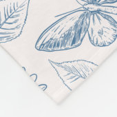 カスタムJWバプテスマ姉妹への贈り物 – ヴィンテージブルー フリースブランケット (角)