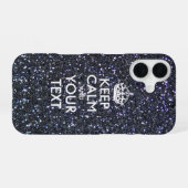 カスタムKEEP CALM AND Your Text iPhone 16ケース (裏面横)