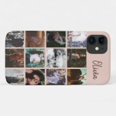 カスタムKeepsake Memories写真のコラージュと名前 Case-Mate iPhoneケース (裏面(横))