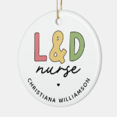 カスタムL及びDナース |労務ナース セラミックオーナメント (左)