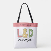 カスタムL及びDナース |労務ナース トートバッグ (裏面)