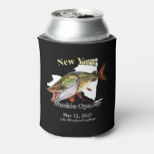 カスタムLake/Date New York Muskie Opener Dark 缶クーラー (缶裏面)