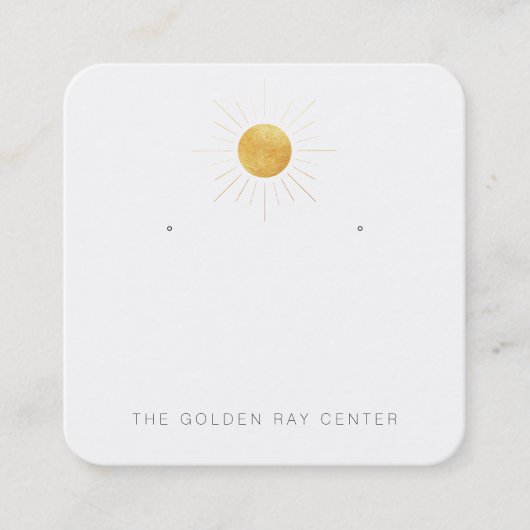 カスタムLaurie-保 – 穴あり スクエア名刺 (正面)