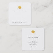 カスタムLaurie-保 – 穴あり スクエア名刺 (正面/裏面)