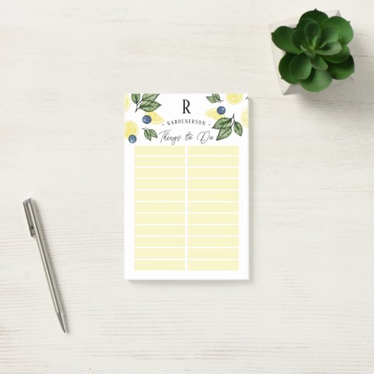 カスタムLemon To Do List Post-It Notes ポストイット (オフィス)