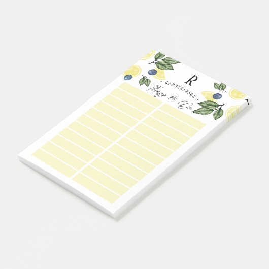 カスタムLemon To Do List Post-It Notes ポストイット (アングル)
