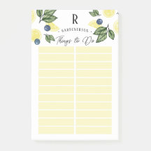 カスタムLemon To Do List Post-It Notes