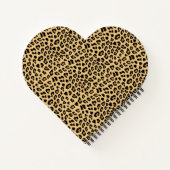 カスタムLeopardプリントパターン ノートブック (裏面)