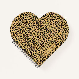 カスタムLeopardプリントパターン ノートブック