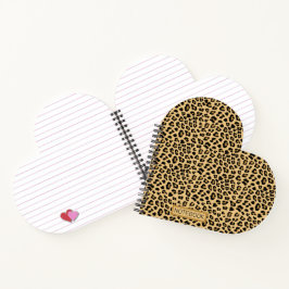 カスタムLeopardプリントパターン ノートブック
