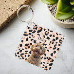 カスタムLeopard Print Dog Photo with Name キーホルダー<br><div class="desc">運カスタムLeopard Print Dog Photo with Name Keychain!このスタイリッシュキーチェーンはシックなヒョウ柄のプリントデザインを備えパーソナライズされた、あなたの犬とその名前の写真と、それがファッショナブルユニークなアクセサリーを作る。愛犬家やペットの飼い主に最適なキーチェイン素晴らしは、お気に入りの友達を紹介し保て、ハートの近くに置く方法である。それはまた、あらゆる大事な行事のための思慮深い贈り物を作る。今カスタマイズ日お使いの鍵やバッグに個人touchを追加！</div>