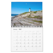カスタムLighthouse Calendar|編集可能な年文字 カレンダー (1月 2027)