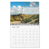 カスタムLighthouse Calendar|編集可能な年文字 カレンダー (3月 2027)