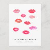 カスタムLip製品ディストリビューターのヒントとコツ ポストカード (正面)