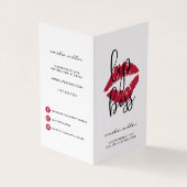 カスタムLip製品ディストリビューターのヒントとコツ 名刺 (外部)