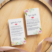 カスタムLip製品ディストリビューターのヒントとコツ 名刺